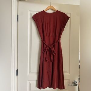 Maroon red Ann Taylor dress